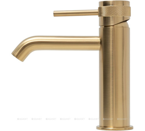 Смеситель для раковины Allen Brau Priority 3.0 излив 125 мм браш. золото 5.31A01-GB