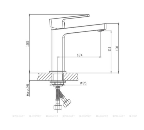 Смеситель для раковины Haiba HB10615 HB10615