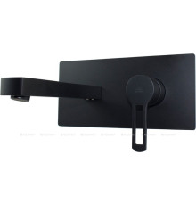 Смеситель для раковины встраиваемый Paffoni RINGO излив 200 мм черный матовый RIN105NO