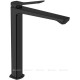 Смеситель для раковины высокий Paffoni TILT без донного клапана черный матовый TI081NO
