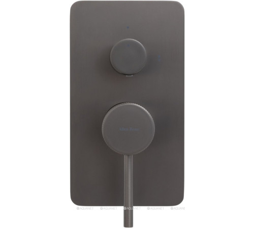 Смеситель встраиваемый для душа Allen Brau Priority 2 выхода Easy box графит 5.31011-MG