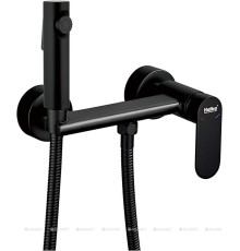 Смеситель с гигиеническим душем встраиваемый Haiba HB5516-7 черный HB5516-7