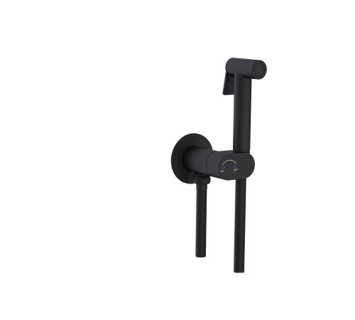 Гигиенический душ со смесителем RGW SP-213B черный 581408213-04