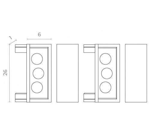 Заглушка для трека ST-Luce Skyflat ST067.509.19