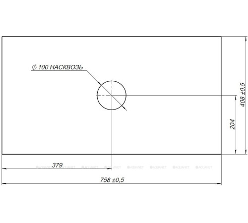 Столешница Allen Brau Priority 80 см бежевая 1.31010.B
