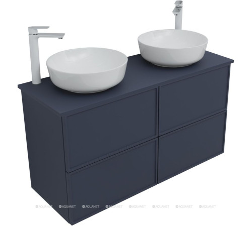 Столешница Aquanet Арт 120 с 2 отверстиями маренго 00313273