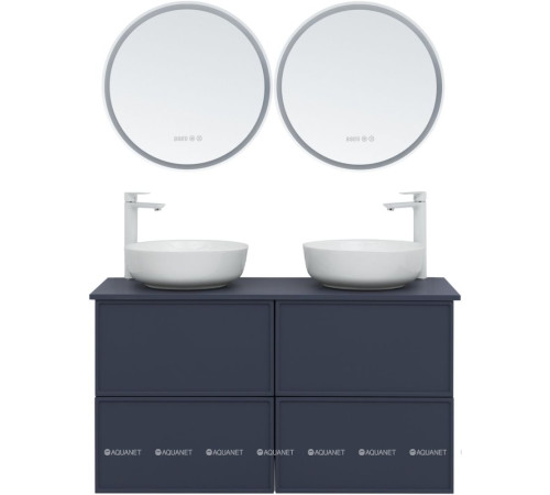 Столешница Aquanet Арт 120 с 2 отверстиями маренго 00313273