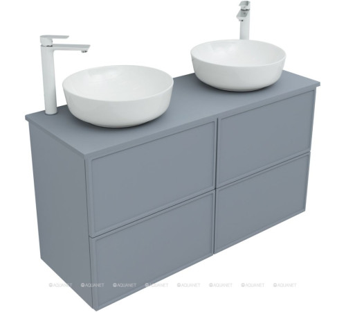 Столешница Aquanet Арт 120 2 отверстия мисти грин 00313283