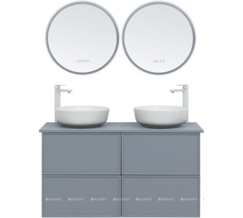 Столешница Aquanet Арт 120 2 отверстия мисти грин 00313283