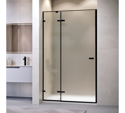 Душевая дверь RGW SV-004B 1400 мм стекло 8 мм прозрачное черный профиль 353200414-24