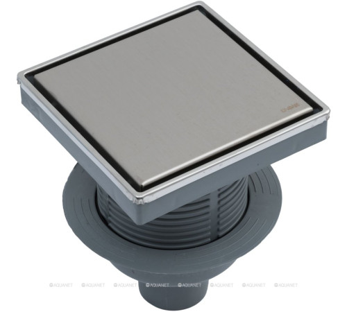 Трап точечный Logan L006-150-VERTICAL 150х150 мм вертикальный выпуск с рамкой L006-150-VERTICAL