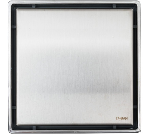 Трап точечный Logan L006-150-VERTICAL 150х150 мм вертикальный выпуск с рамкой L006-150-VERTICAL