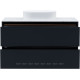 Тумба под раковину Allen Brau ACTIVITY 120 антрацит матовый/черный браш 1.34007.AM
