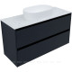 Тумба под раковину Allen Brau ACTIVITY 120 антрацит матовый/черный браш 1.34007.AM