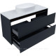 Тумба под раковину Allen Brau ACTIVITY 120 антрацит матовый/черный браш 1.34007.AM