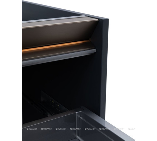 Тумба под раковину Allen Brau Activity 120 см антрацит матовый/олива браш 1.34015.AM