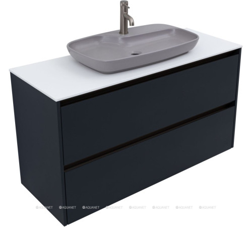 Тумба под раковину Allen Brau Activity 120 см антрацит матовый/олива браш 1.34015.AM