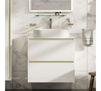 Тумба под раковину Allen Brau ACTIVITY 70 белый матовый/олива браш 1.34011.WM