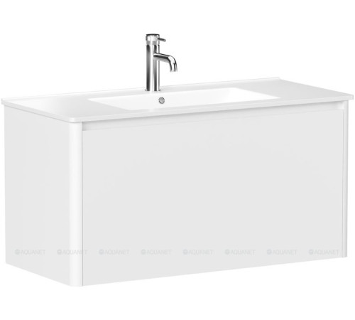 Тумба Allen Brau GRAVITY 100 см 1 ящик белый матовый 1.370014.WM