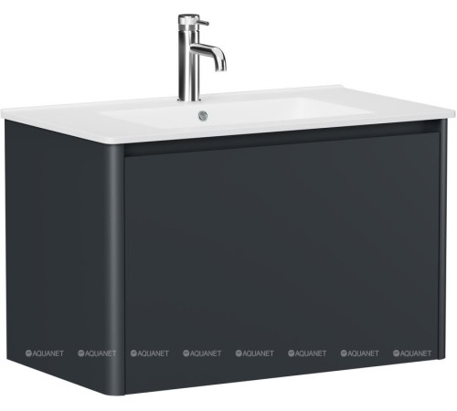 Тумба Allen Brau GRAVITY 80 см 1 ящик антрацит матовый 1.370013.AM