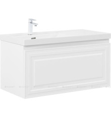Тумба под раковину Aquanet Агата 100 1 ящик белый сатин 00345483