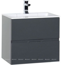 Тумба под раковину Aquanet Алвита 60 серый антрацит 00183991