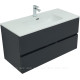 Тумба под раковину Aquanet Алвита New 100 подвесная антрацит 00277519