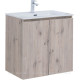 Тумба под раковину Aquanet Алвита new 70 подвесная 2 двери дуб веллингтон белый 00303906
