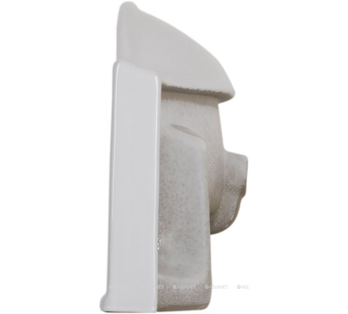 Тумба под раковину Aquanet Доминика 80 без корзины цвет белый фасад черный 00172376