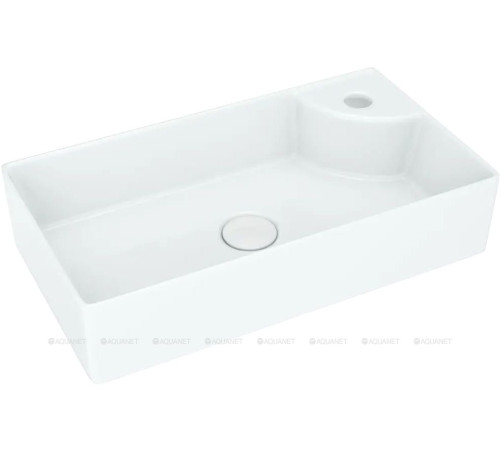 Тумба под раковину Aquanet Милан 45 белый глянец 00339962