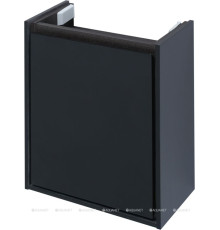 Тумба под раковину Aquanet Милан 45 черный глянец 00306378