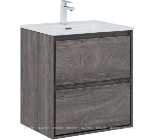 Тумба под раковину Aquanet Милан 60 дуб рошелье 00336372