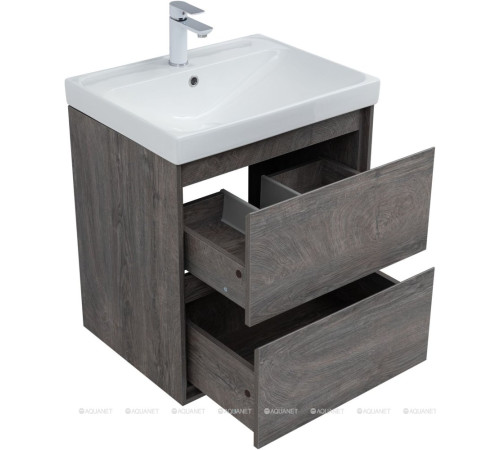 Тумба под раковину Aquanet Милан 60 дуб рошелье 00336372