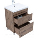 Тумба под раковину Aquanet Нота New 58 напольная 2 ящика дуб веллингтон табак 00344139