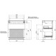 Тумба под раковину Aquanet Нота New 75 напольная 2 ящика дуб веллингтон табак 00344142