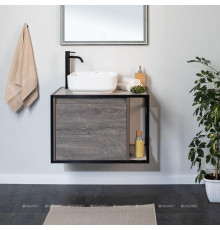 Тумба под раковину Aquanet Nova Lite LOFT 75 L дуб рошелье 00261654