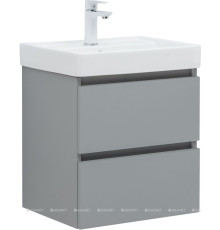 Тумба под раковину Aquanet Вега 2.0 50 2 ящика мисти грин 00337958