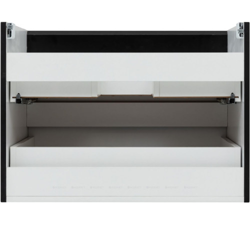 Тумба под раковину Aquanet Вега 2.0 70 2 ящика черный 00337954