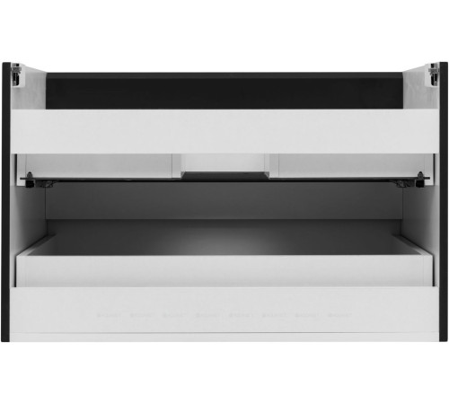 Тумба под раковину Aquanet Вега 2.0 80 2 ящика черный 00337955