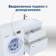 Тумба под раковину Aquanet Вега 68 напольная 2 ящика белый глянец 00329125