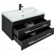 Тумба под раковину Aquanet Верона 90 New черный матовый 00272429