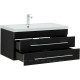 Тумба под раковину Aquanet Верона 90 New черный матовый 00272429