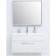 Тумба под раковину De Aqua Кубика 90 белая 167034