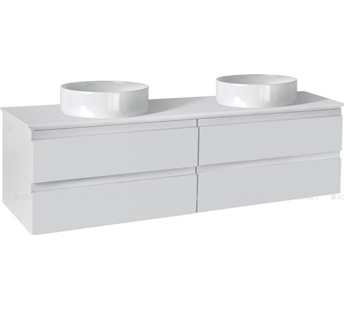 Тумба со столешницей Jacob Delafon Madeleine 120 см с подсветкой белый матовый EB2085-J51