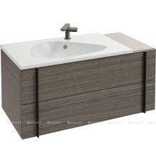 Тумба под раковину Jacob Delafon Nouvelle Vague 100 см 2 ящика дуб обыкновенный EB3031-E73