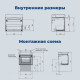 Тумба с раковиной Aquanet Агата 60 1 ящик бежевый 00348183