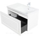 Тумба с раковиной Aquanet Агата 90 R 1 ящик белый сатин 00365936