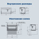 Тумба с раковиной Aquanet Агата 90 R 1 ящик белый сатин 00365936