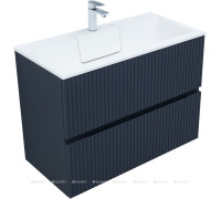 Тумба с раковиной Aquanet Джейн 90 маренго раковина Фортуна 00332523