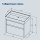 Тумба с раковиной Aquanet Nova Lite 2.0 75 2 ящика дуб рустикальный 00348194